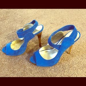 Le Chateau Blue High heels sandals